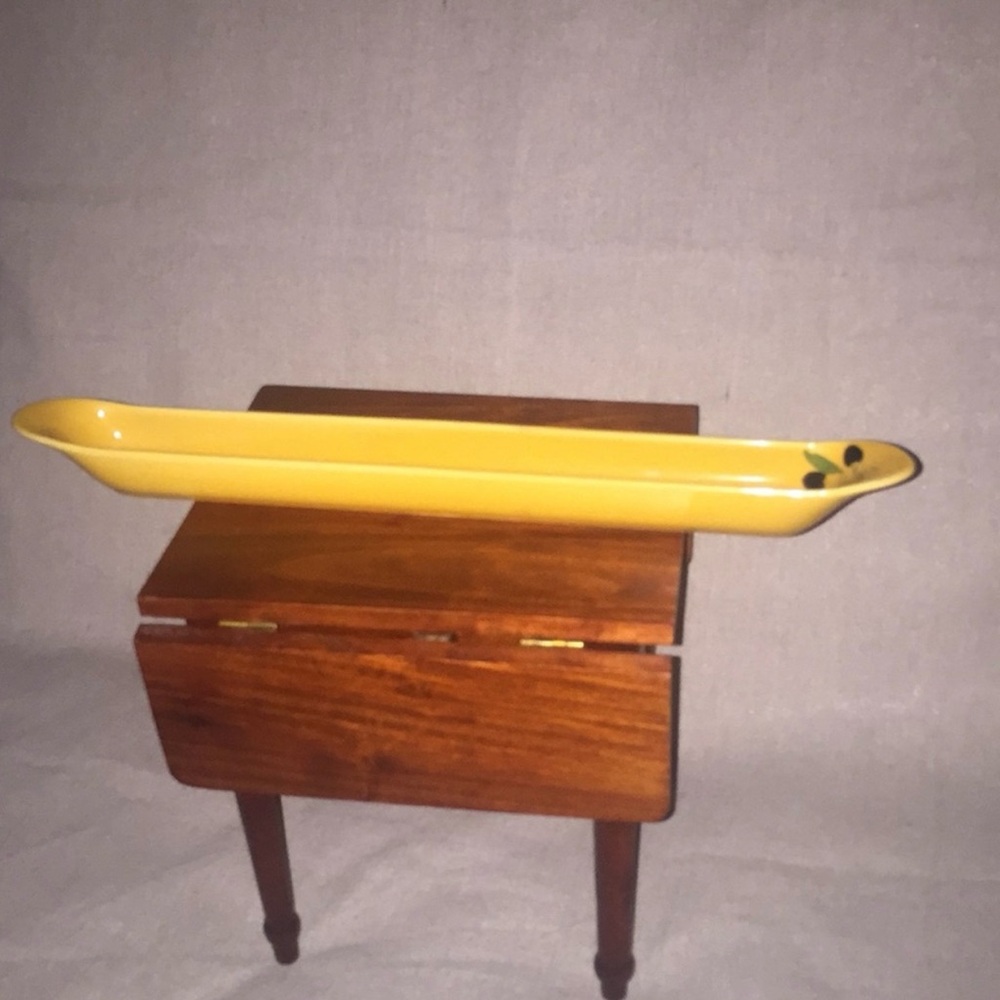 France olive serving tray Yellow Porcelain Olive Tray Revol